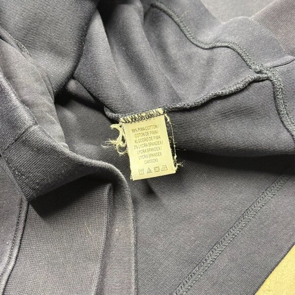 Fairway & Greene 1/4 Zip Golf Sweatshirt Pima Cotton Peru Blue Womens Medium - Picture 7 of 7